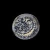 AN EARLY ISLAMIC GLASS WEIGHT OF HALF DINAR