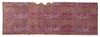 A RARE MUGHAL SILK LAMPAS FRAGMENT, 17TH CENTURY