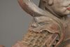 A JAPANESE LIFE-SIZE NIO WOODEN STATUE, 1868-1912 (MEIJI PERIOD)