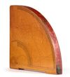 AN OTTOMAN WOODEN ASTROLABE QUADRANT, SIGNED OSMAN NURI, TURKEY, DATED 11 SAFAR 1281 AH /16 JULY 1864 AD