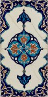 A PAIR OF RARE AND FINE IZNIK TILES, OTTOMAN TURKEY, 16TH CENTURY