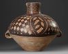 A CHINESE PAINTED POTTERY JAR, NEOLITHIC PERIOD, BANSHAN CULTURE GANSU PROVINCE, 3RD CENTURY OR LATER