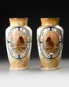 A PAIR OF OPALINE VASES, FRENCH, 19TH CENTURY