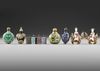 SEVEN CHINESE SNUFF BOTTLES, 19TH-20TH CENTURY