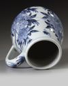 A JAPANESE ARITA BLUE AND WHITE JUG, 17TH CENTURY