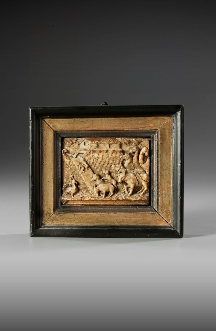 A MECHELEN ALABASTER DEPICTING NOAH'S ARK, 16TH CENTURY