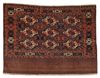 AN ANTIQUE TURKMEN KARADASHLI YOMUD CHUVAL (TENT BAG)