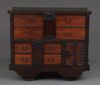 A JAPANESE KURUMA’DANSU 車箪笥 (WHEELED STORAGE CHEST, SECOND HALF 19TH CENTURY