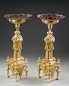 A PAIR OF ORMOLU CENTERPIECES, FRANCE, 19TH CENTURY