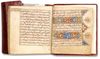 A SMALL ILLUMINATED QURAN WRITTEN IN MAGHRIBI SCRIPT, NORTH AFRICA PROBABLY MOROCCO, DATED 1273 AH/1856 AD