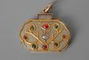 An Indian Mughal Jewelled Jade Pendant