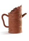 A Chinese yixing 'monk's cap' teapot