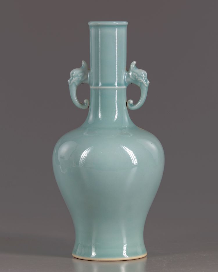 A Chinese celadon vase