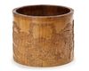 A CHINESE HUANG YANG MU WOOD CARVED BRUSH POT, 17TH CENTURY