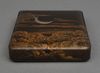 A SUZURIBAKO 硯箱 (WRITING BOX) WITH CRESCENT MOON