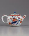 A Chinese famille verte globular shaped teapot