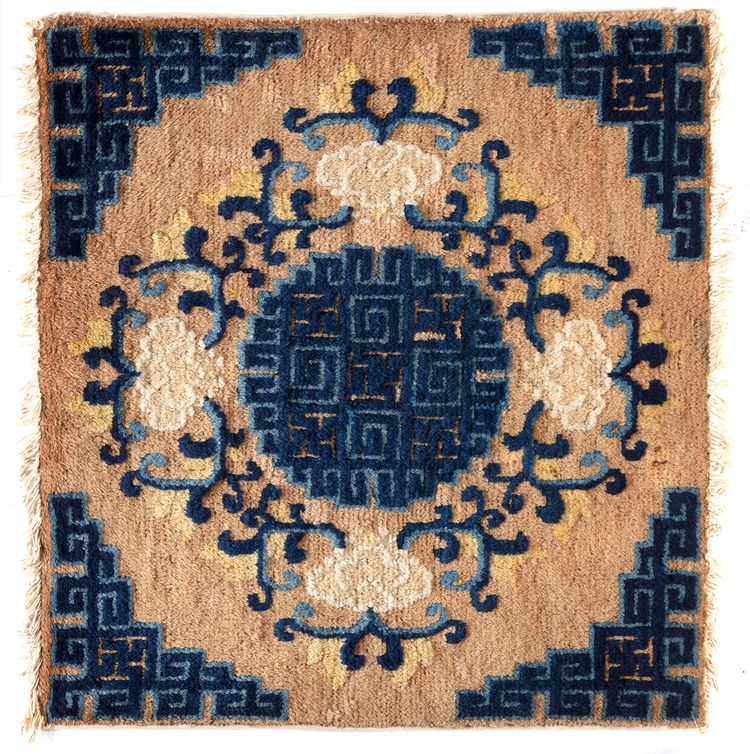 A NINGXIA SMALL RUG, CHINA, 19TH CENTURY