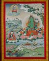 A  TIBETAN RITUAL PAINTING OF GREEN TARA, TIBET, 20TH CENTURY