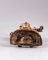 A Sino-tibetan gilt bronze figure of Tara
