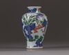 A small 'wucai' vase