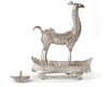 SILVER FILIGREE LAMA INCENSE BURNER – INDIA, 19TH CENTURY