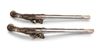 A PAIR OF OTTOMAN SILVER-MOUNTED ORIENTAL FLINTLOCK PISTOLS, CIRCA 1820 - 1830