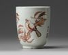 A Japanese imari 'bird and flowers' cup