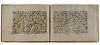 A BOUND GROUP OF TWENTY-NINE LEAVES FROM SEVEN SURAHS OF A DISPERSED MANUSCRIPT OF THE QURAN WRITTEN IN KUFIC SCRIPT ON VELLUM, NEAR EAST OR NORTH-AFRICA, 9TH CENTURY