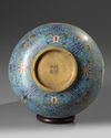 A Chinese cloisonné enamel 'Da Ji' double gourd vase