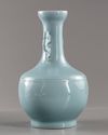 A CHINESE CELADON BOTTLE VASE