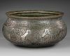 A SAFAVID TINNED COPPER BOWL, PERSIA, 17TH CENTURY