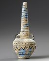A TWO-HANDLED GLASS FLASK, CIRCA 12TH CENTURY