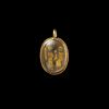 A GOLD AND ROCK CRYSTAL PENDANT BYZANTINE, 6TH CENTURY AD