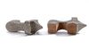 A PAIR OF OTTOMAN SILVER HAMMAM SHOES, 19TH CENTURY