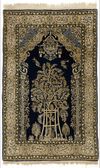 A VERY FINE GHOM PRAGER RUG WITH SILK PART
