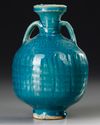 A TURQUOISE-BLUE GLAZED STORAGE JAR, PERSIA, 11TH CENTURY