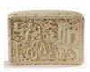 An American-market Cantonese carved ivory box and cover