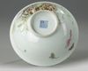 A Chinese famille rose ‘butterfly and poppy’ bowl