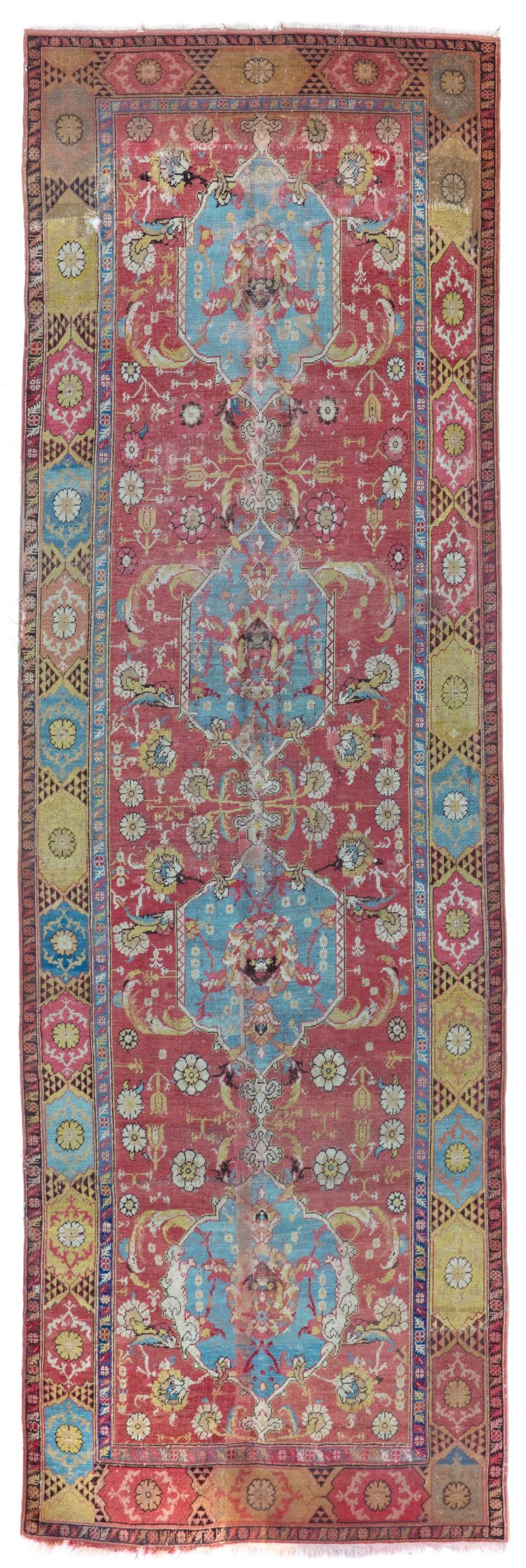 A TRANSYLVANIAN RUG, ANATOLIAN, MID 17TH CENTURY