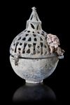 * AN ISLAMIC SPHERICAL OPENWORK INCENSE BURNER, SPAIN, 12TH CENTURY