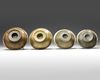 A GROUP OF FOUR MAGIC BOWLS, PERSIA, 18TH-19TH CENTURY