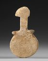 A SCHEMATIC MARBLE IDOL OF THE KUSURA BEYCESULTAN TYPE, 2400-2300 BC