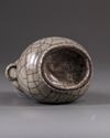 A small Chinese crackle-glazed hu vase