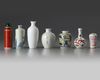 A group of seven Chinese porcelain items
