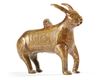 A BRONZE INSCRIBED FATIMID HARE, 10TH-11TH CENTURY