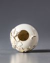 A CHINESE WHITE-GLAZED 'SQUIRREL AND GRAPES' WATER POT