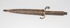 AN EUROPEAN SILVER DAGGER, 18TH CENTURY