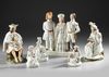 COLLECTION OF PORCELAIN SULTAN AND SULTANA CONTAINER MODELS, JACOB PETIT, 19TH CENTURY