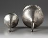 Two Islamic silver sprinklers