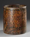 A RASULID LACQUER WOODEN BOX, YEMEN, 14TH CENTURY